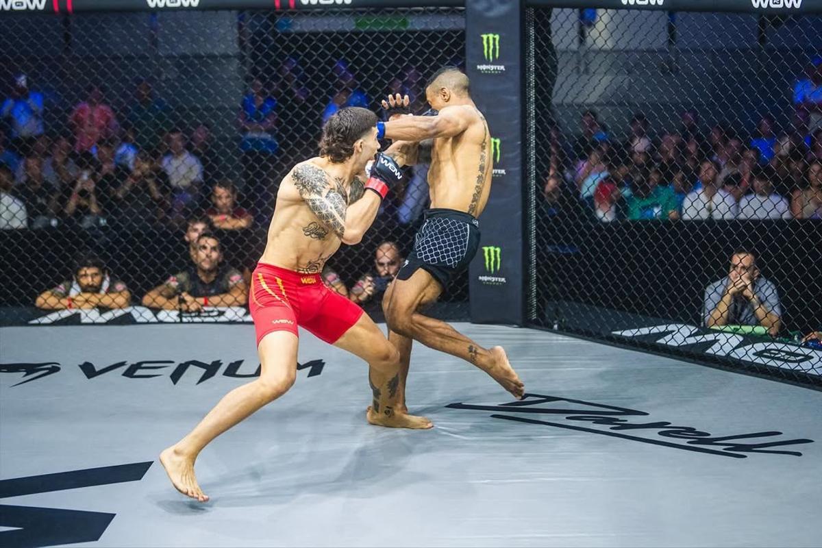 Colombo en un combate de WOW