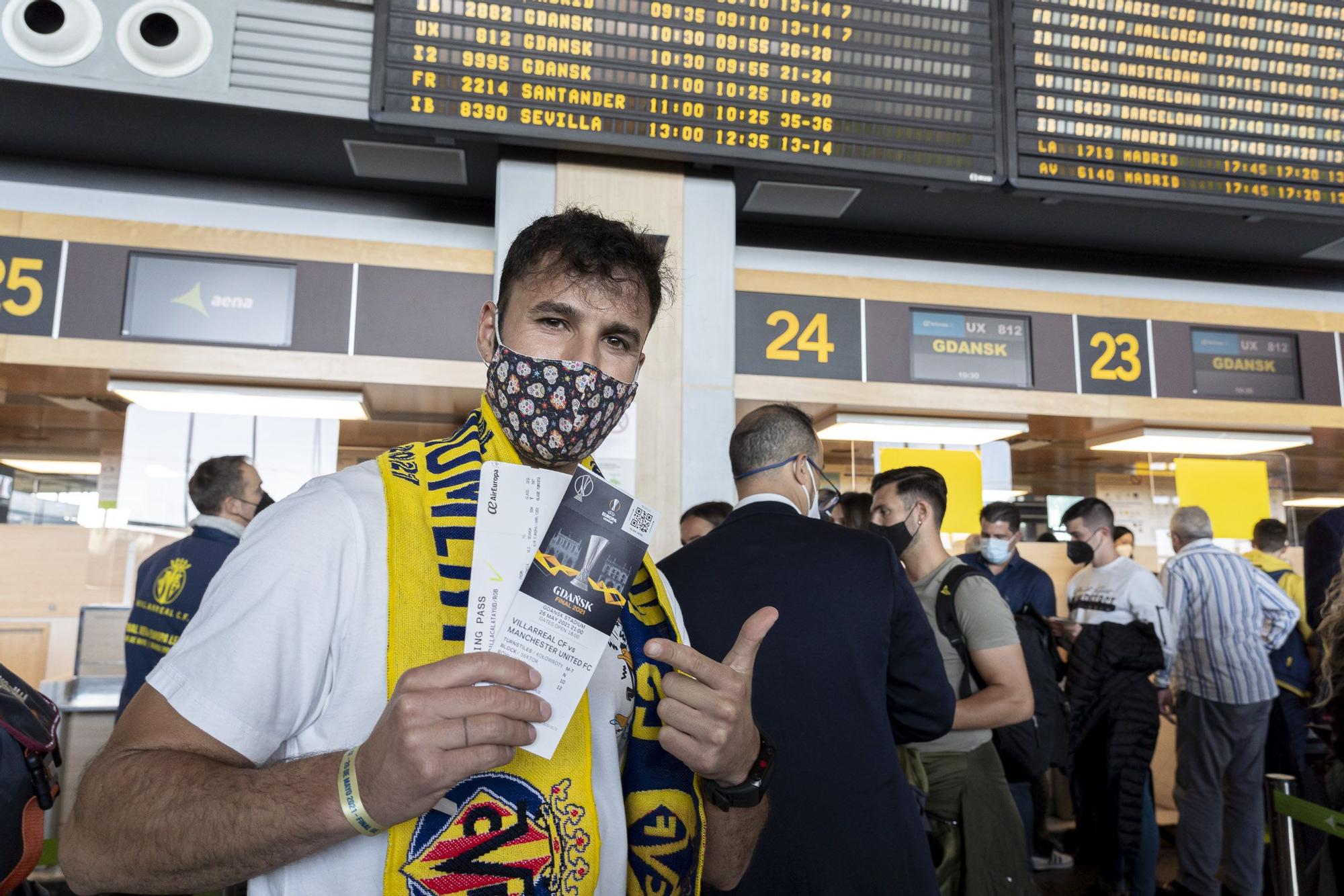 Galería de fotos de la final entre el Villarreal y el Manchester