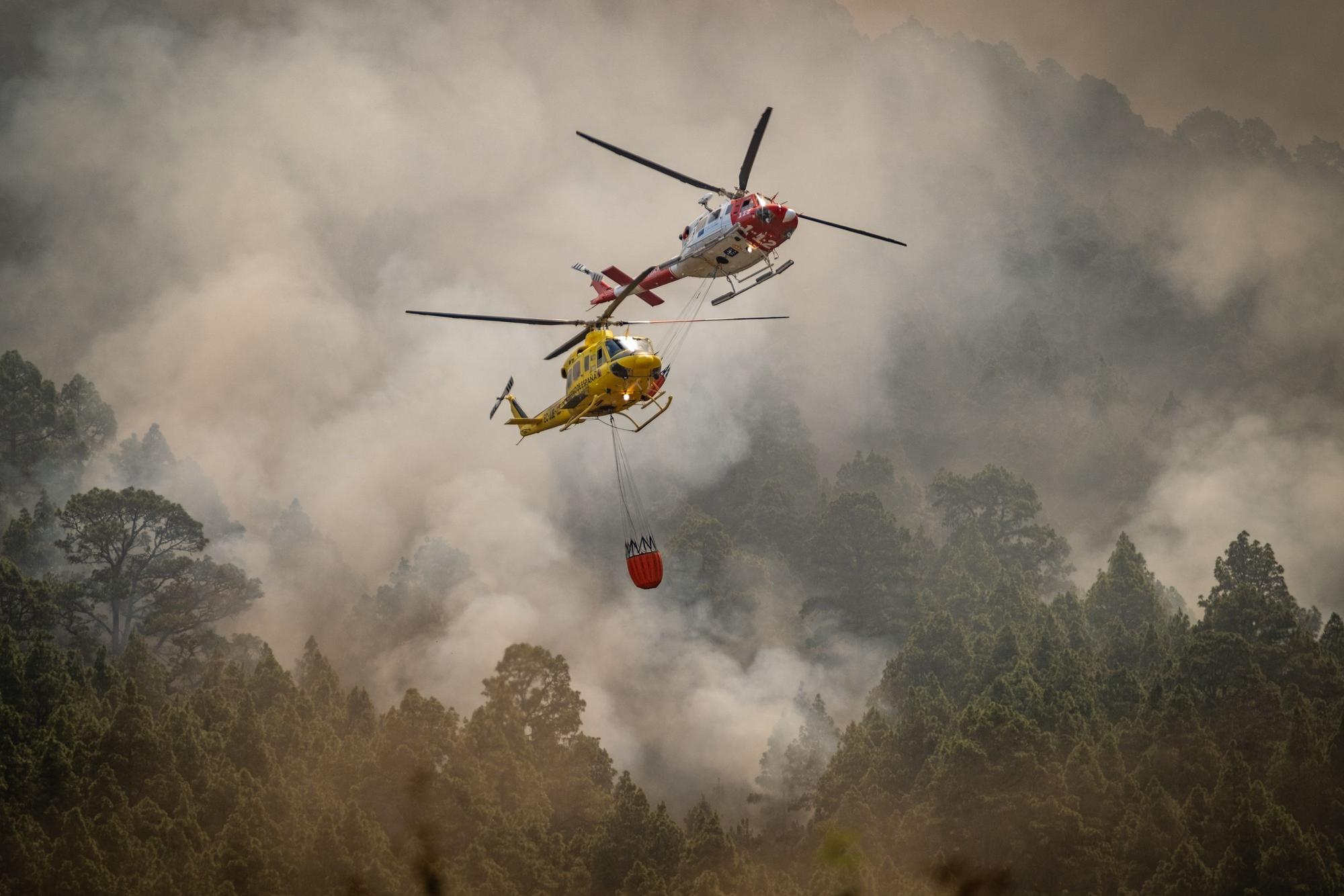 Evolución del incendio en Tenerife