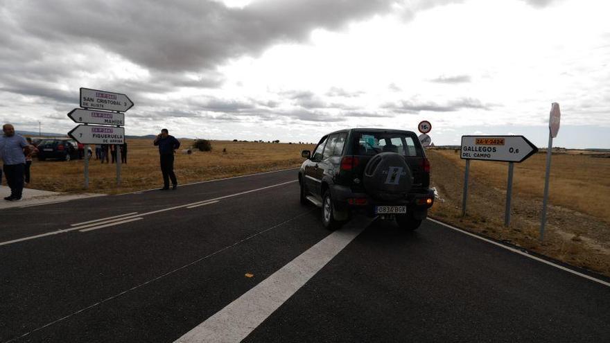 Una carretera provincial.