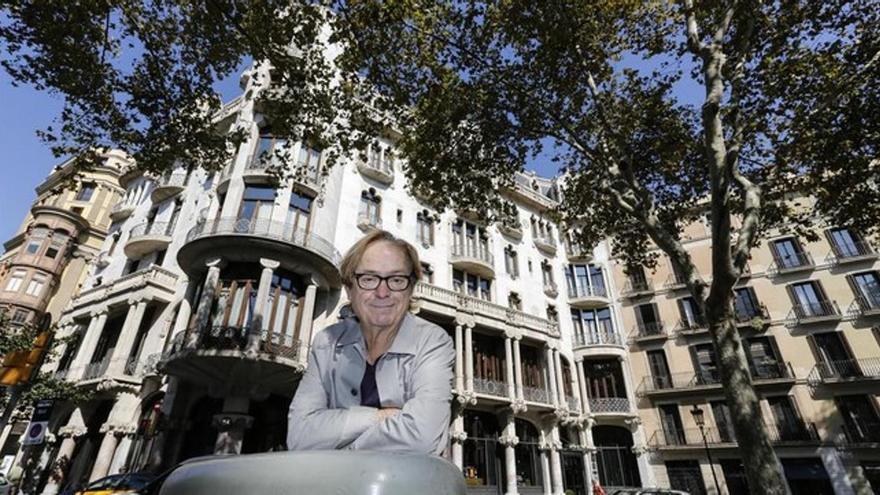 Ventura Pons, en el barrio de Gràcia, en octubre del 2014