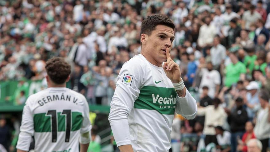 Así fue el primer gol con el Elche en España de Lucas Cepeda... ¿con celebración reivindicativa?