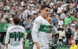 Así fue el primer gol con el Elche de Cepeda... ¿con celebración reivindicativa?