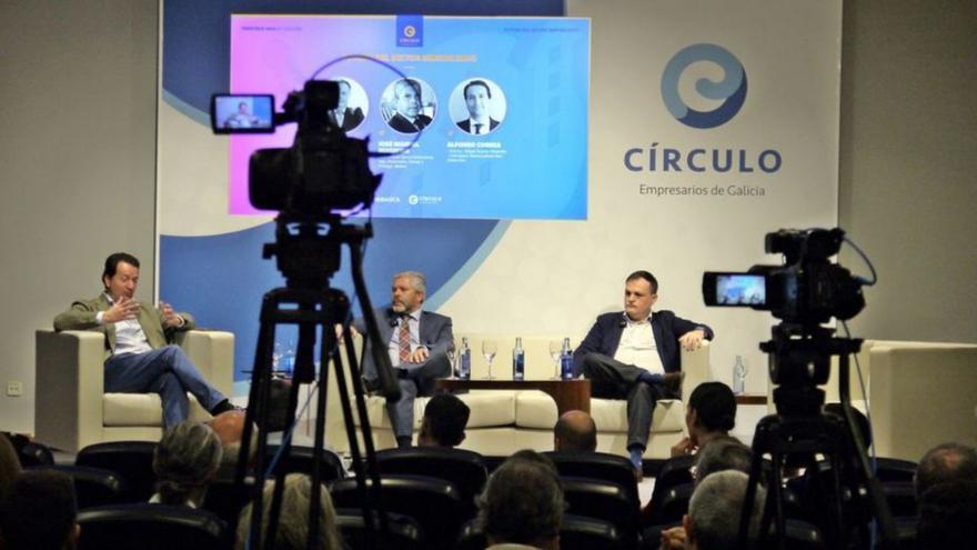 Un momento de las jornadas organizadas
por el Círculo de Empresarios de Galicia.