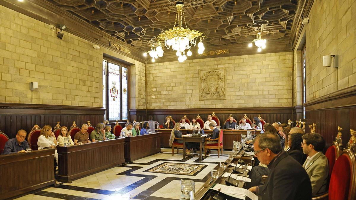 El ple d'aquest dilluns.