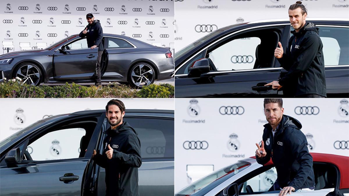 Audi repartió coches entre los jugadores del Real Madrid