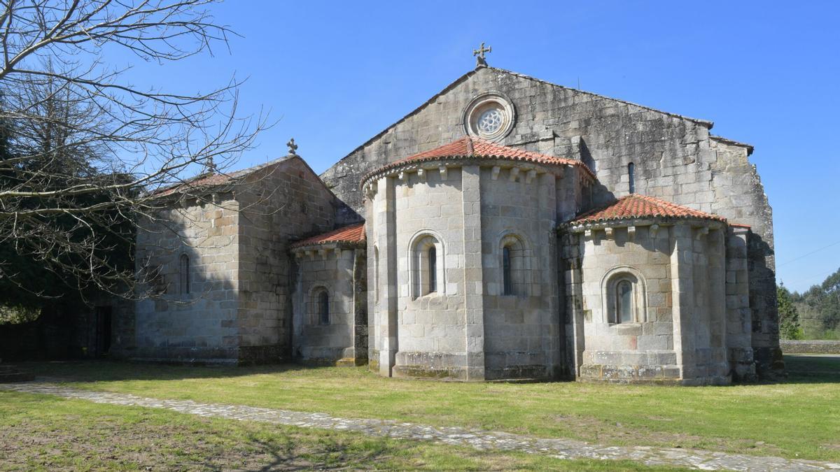 El monasterio de San Salvador de Bergondo.