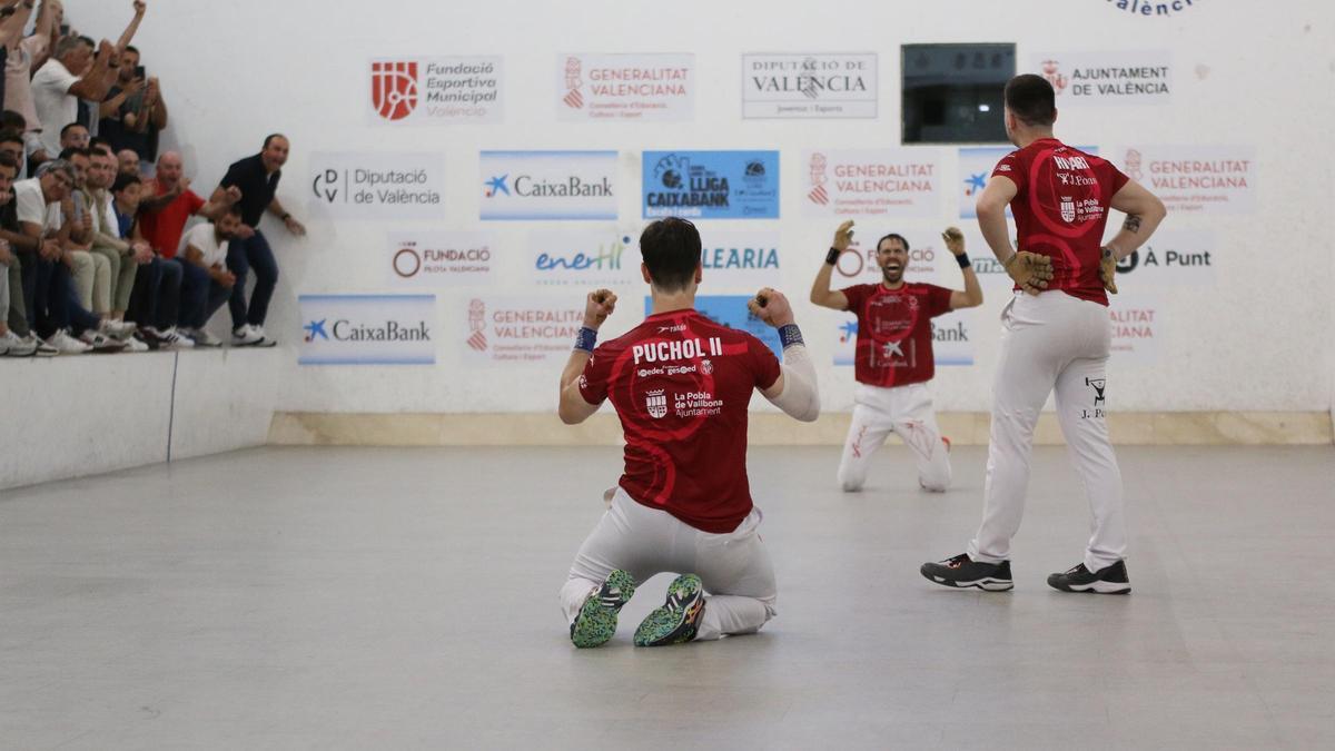 Puchol II, Álvaro Gimeno i Hilari van proclamar-se campions de la XXXII Lliga Caixabank d'escala i corda.