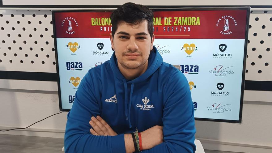 David Pajares, portero del Balonmano Caja Rural Zamora.
