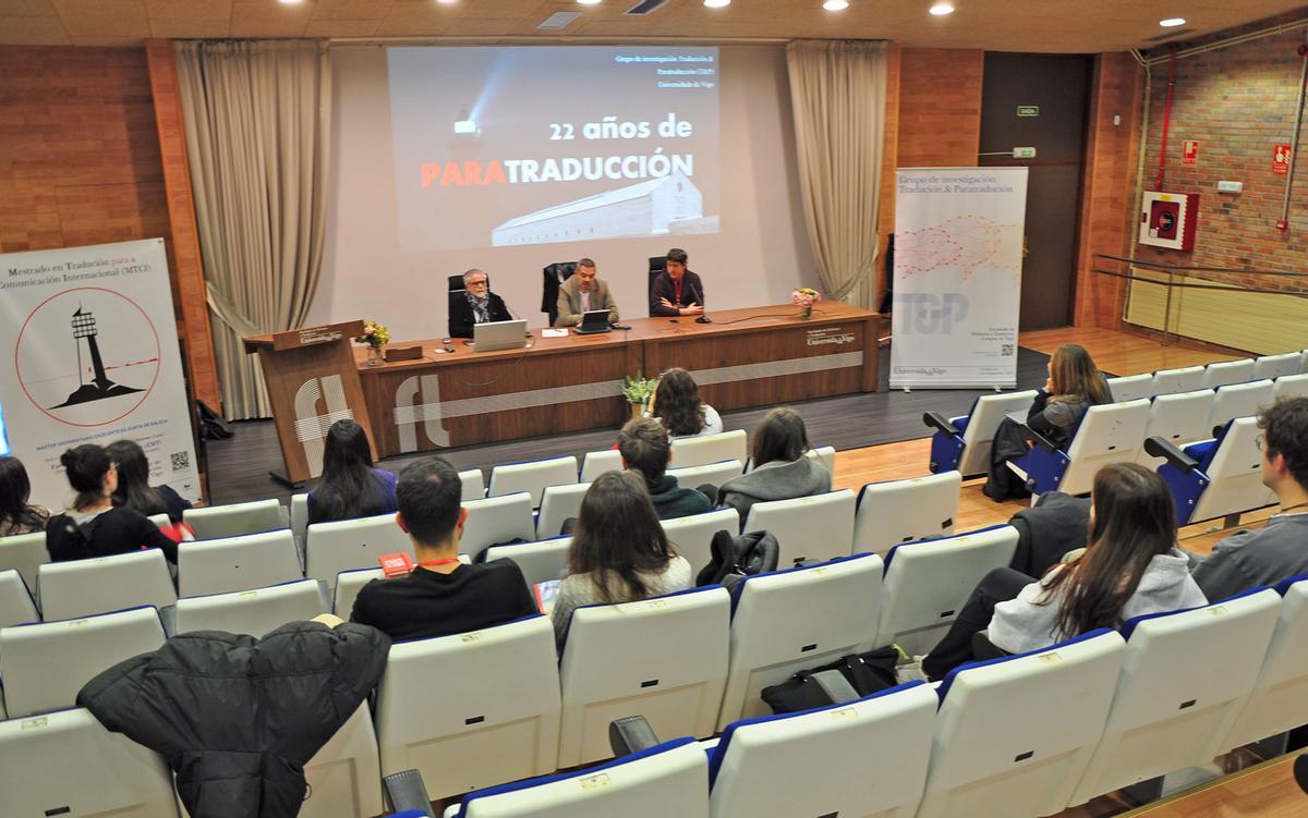 Inauguración del congreso en la Facultad de Filología y Traducción.