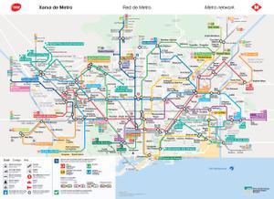 El mapa del metro de Barcelona, online i en PDF descarregable