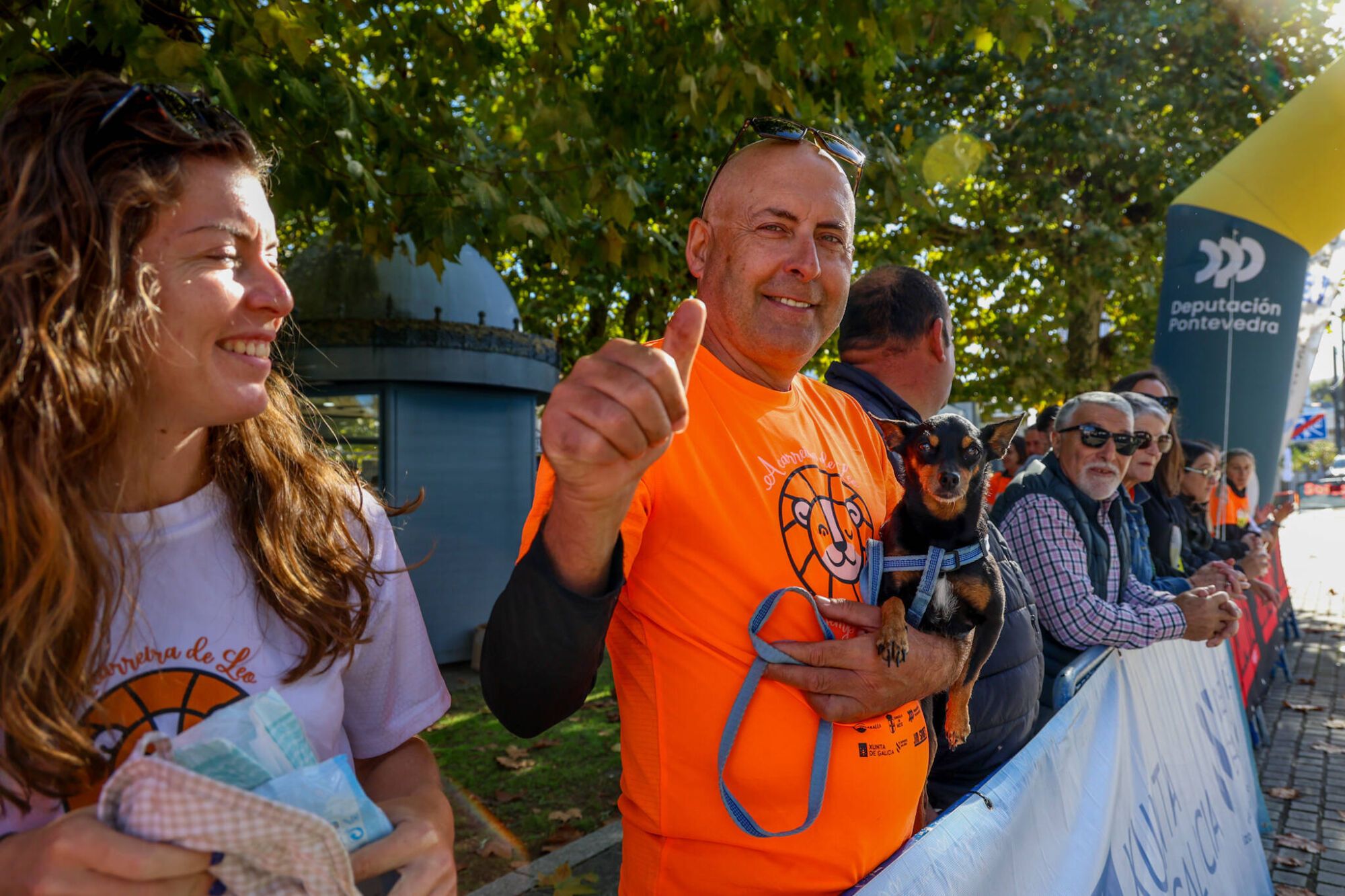 Andaina y carrera solidaria por niños como Leo Diz