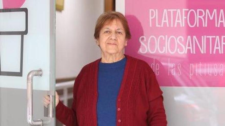 Alda Yurramendi, esta semana, en la Plataforma Sociosanitaria.