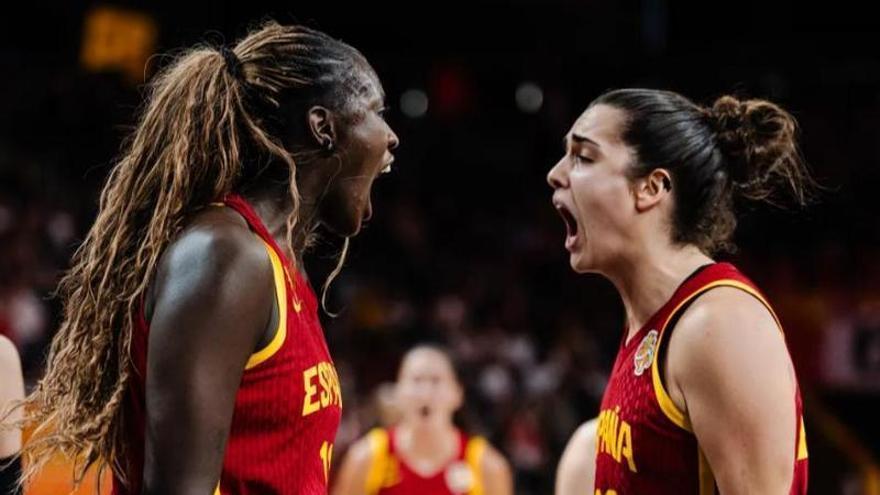 Iyana Martín y Awa Fam llevan a España a cuartos tras arrollar a Japón