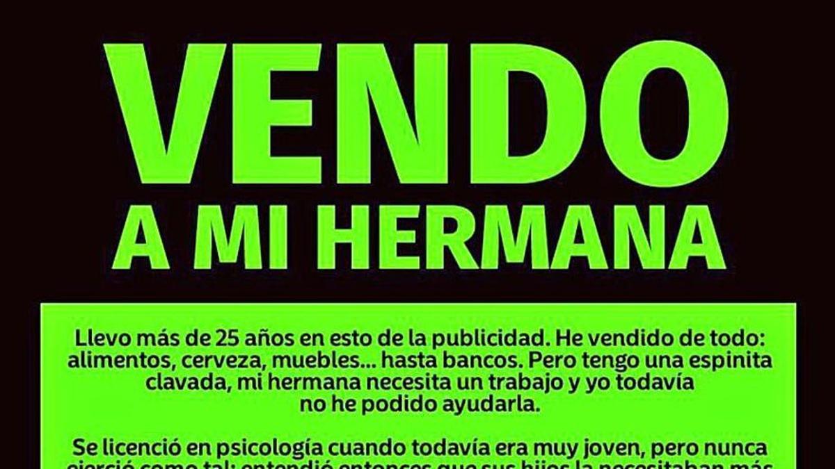 «Compra la meva germana»