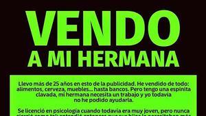 «Compra la meva germana»