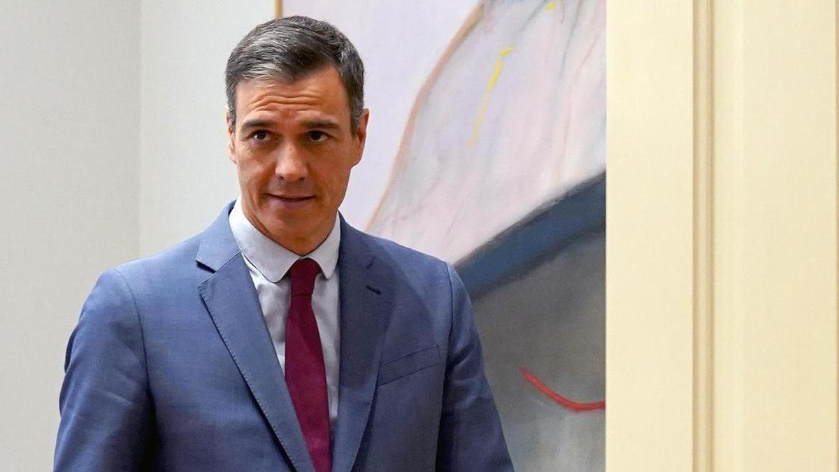 Pedro Sánchez, el pasado martes en la Moncloa.