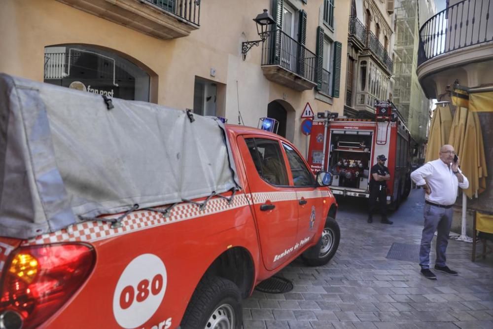 Alarma por una fuga de gas en el centro de Palma