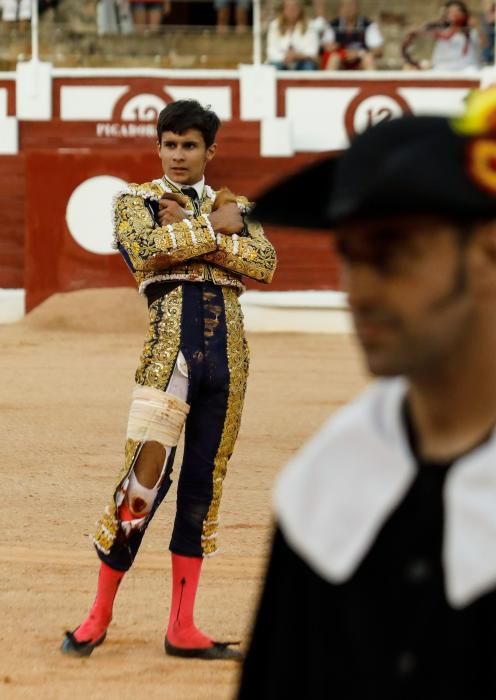 Novillada en El Bibio en la Feria de Begoña 2018.