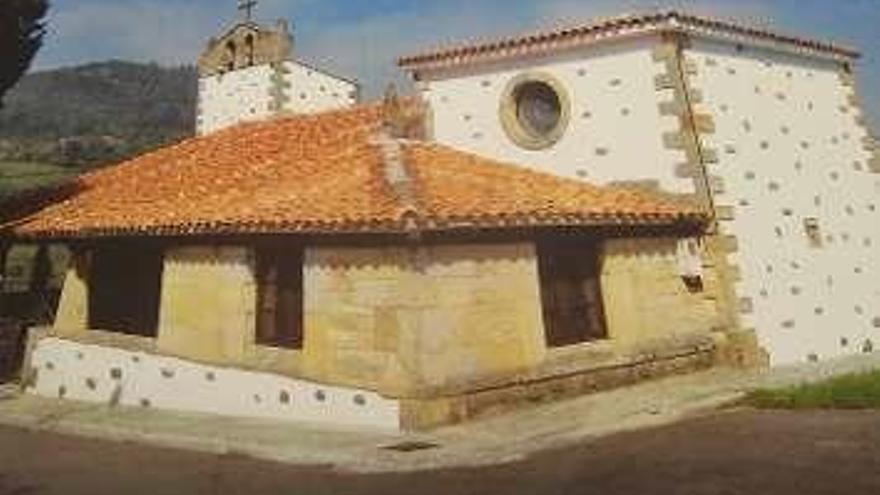 La iglesia de Santa Eulalia de Baldornón.
