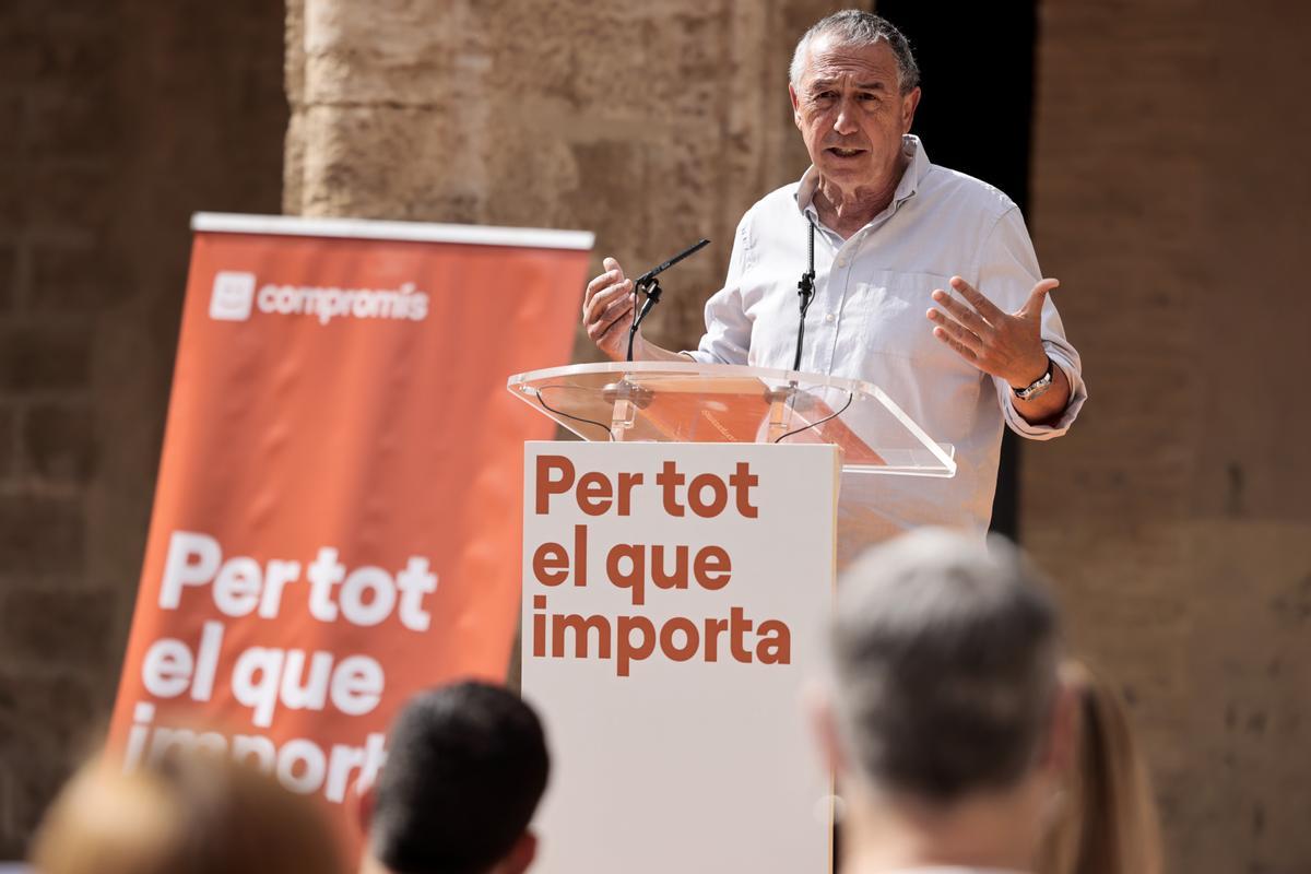 El candidato de Compromís a la Presidencia de la Generalitat Valenciana, Joan Baldoví.