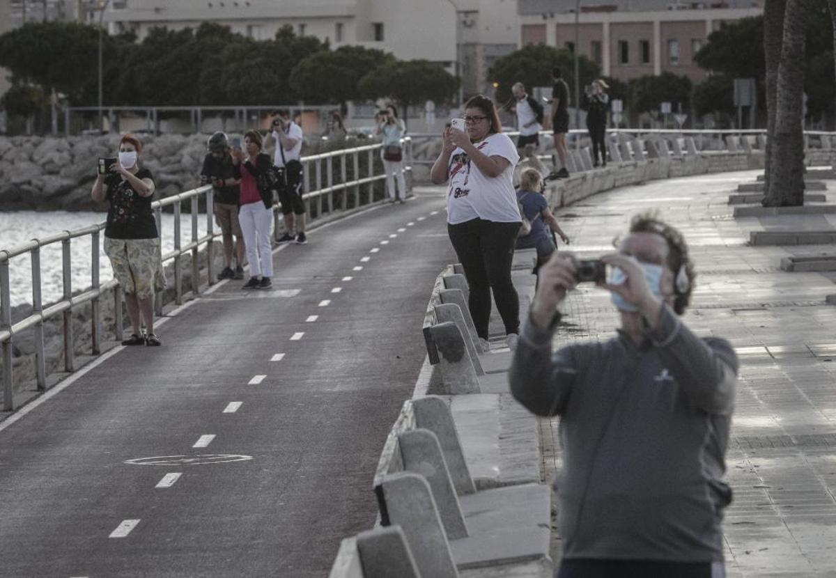 Der Erdbeermond verzückt Mallorca
