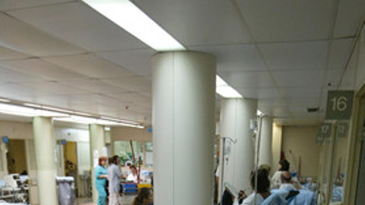 Zona de Urgencias del Hospital del Vall D'Hebron.