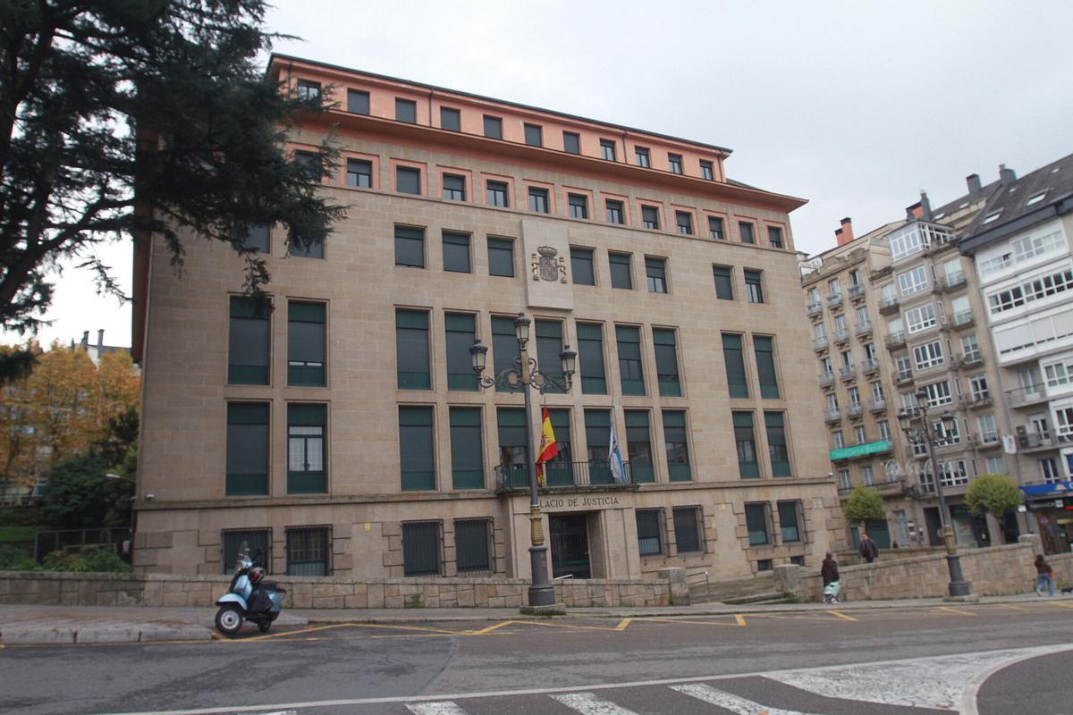 Vista del palacio de justicia de Ourense, sede de la Audiencia Provincial.