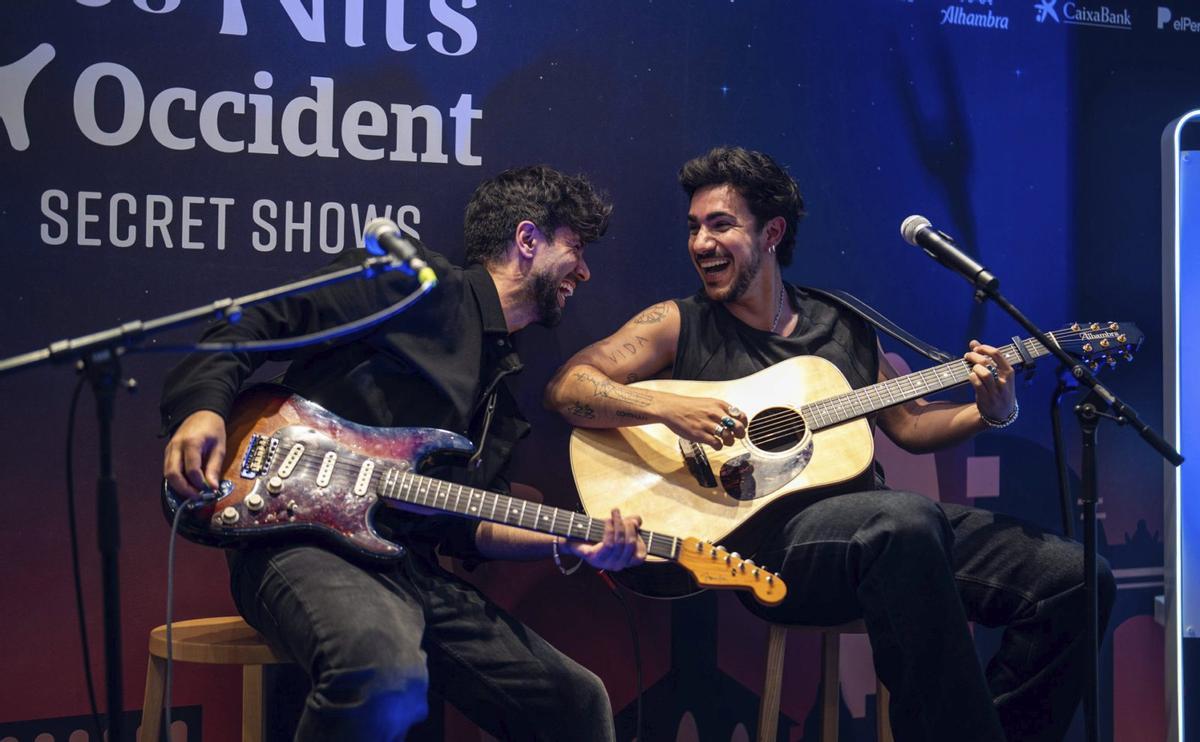 Gonzalo Hermida planta la bandera als Secret Shows