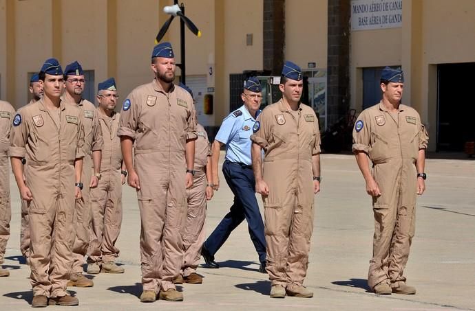 06/03/2019 BASE AEREA DE GANDO, TELDE. Acto de despedida del personal de 11º Contingente del Destacamento Grappa. (SAR). SANTI BLANCO