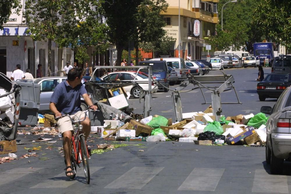 Así fue la huelga de limpieza de 2002