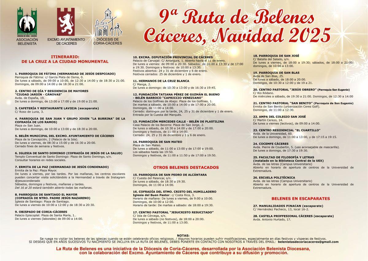 Ruta de belenes de Cáceres.