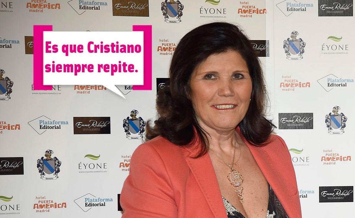 Dolores Aveiro dice que Cristiano Ronaldo siempre repite