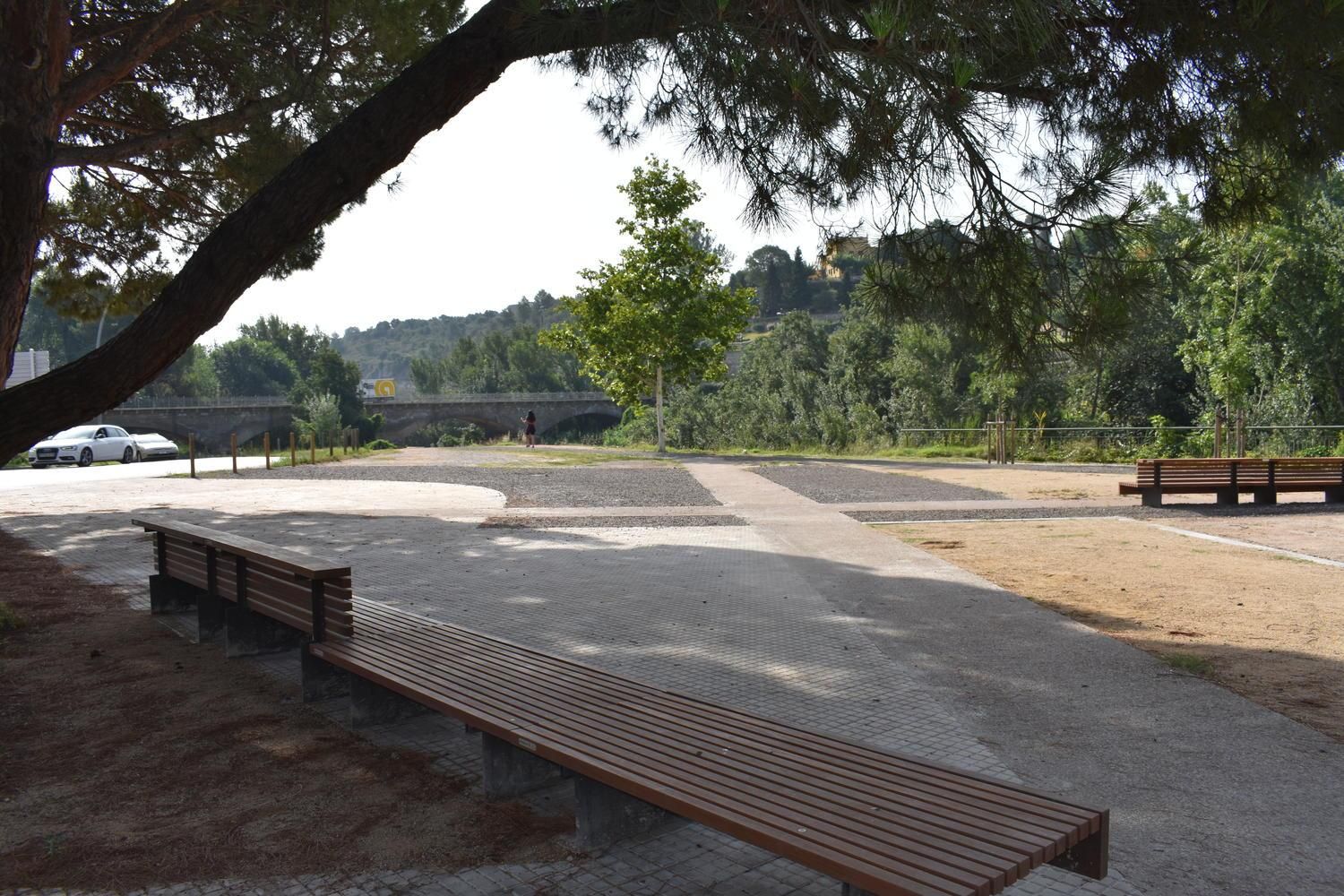 El parc de Josep Vidal, al Passeig del Riu, ja és accessible després de les millores que s'hi han fet