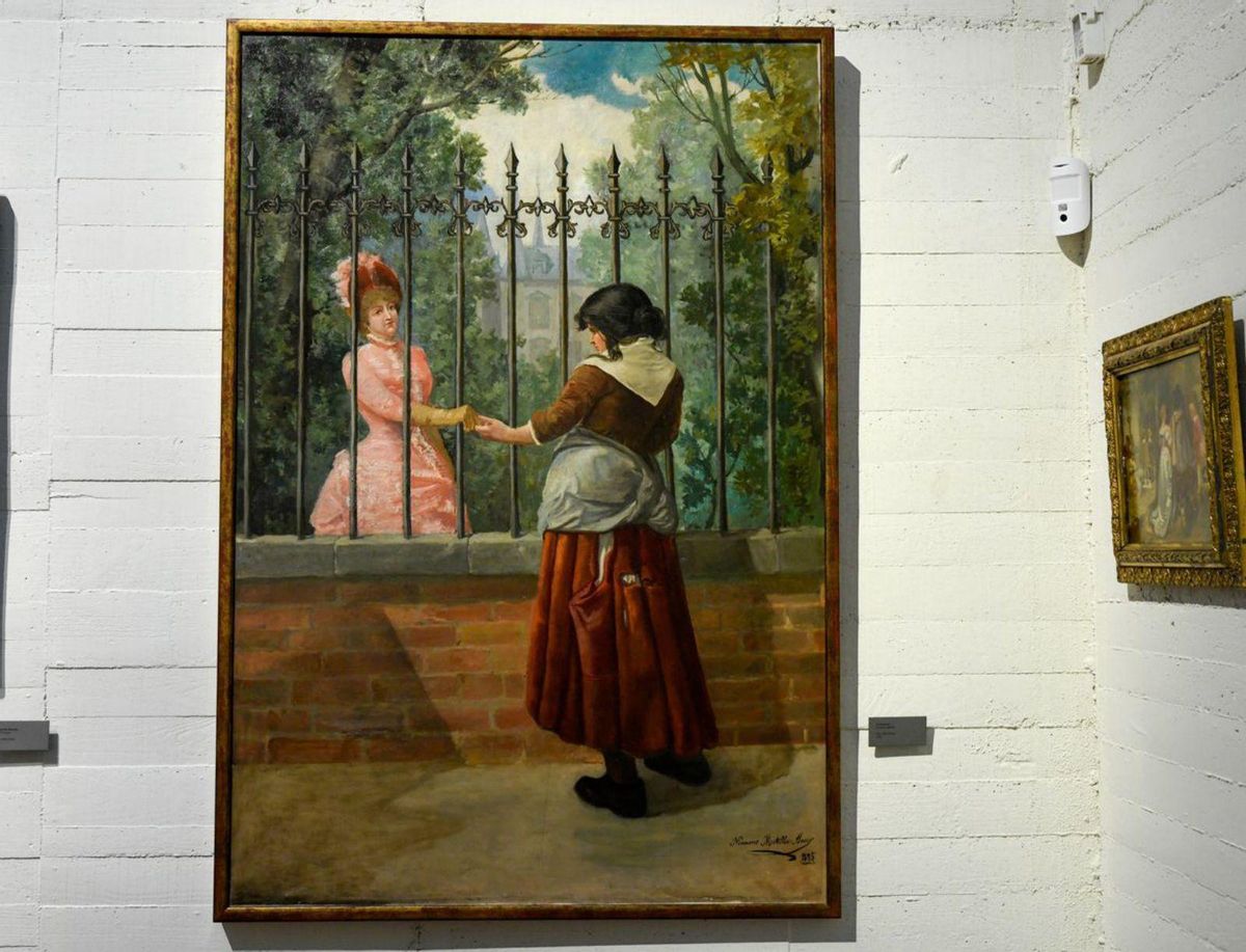 El cuadro de Nicanora Matilla que exhibe el Museo de Zamora. | M. A.L. (ARCHIVO)