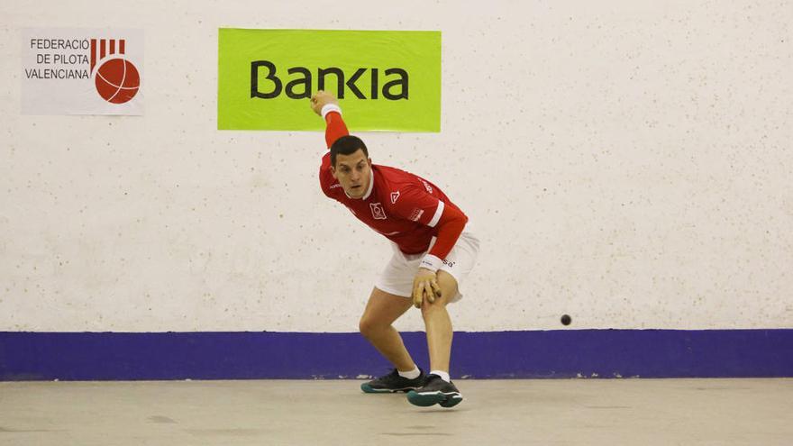 Ian jugarà en la jornada inaugural de la Lliga Bankia de raspall, el pròxim divendres al trinquet de Genovés.