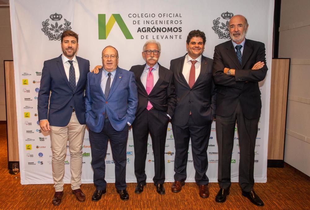 Invitados en la gala del Colegio de Ingenieros