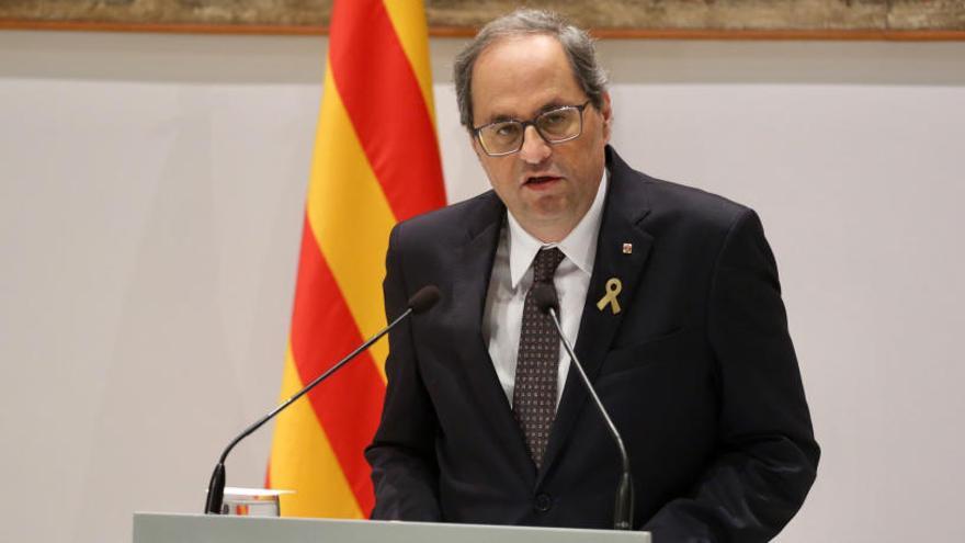 El president de la Generalitat, Quim Torra