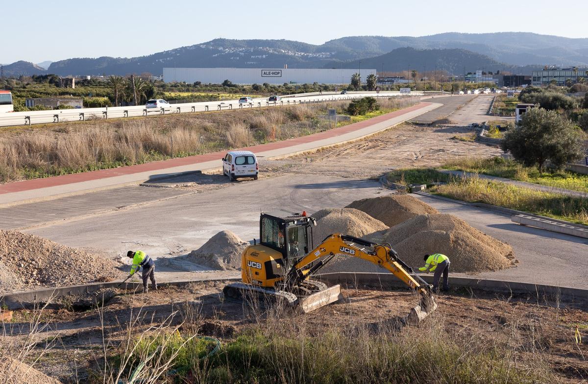 Vista de la zona en la que se ubicará el centro logístico.