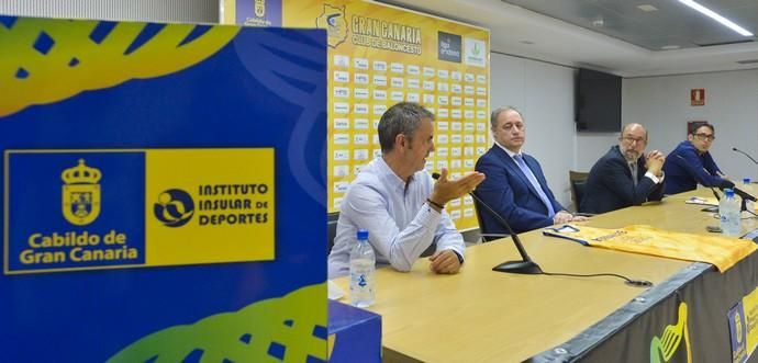 09-07-2020 LAS PALMAS DE GRAN CANARIA. Presentación oficial de Willy Villar y Porfi Fisac, nuevos director deportivo y entrenador del Herbalife Gran Canaria. Fotógrafo: ANDRES CRUZ  | 09/07/2020 | Fotógrafo: Andrés Cruz