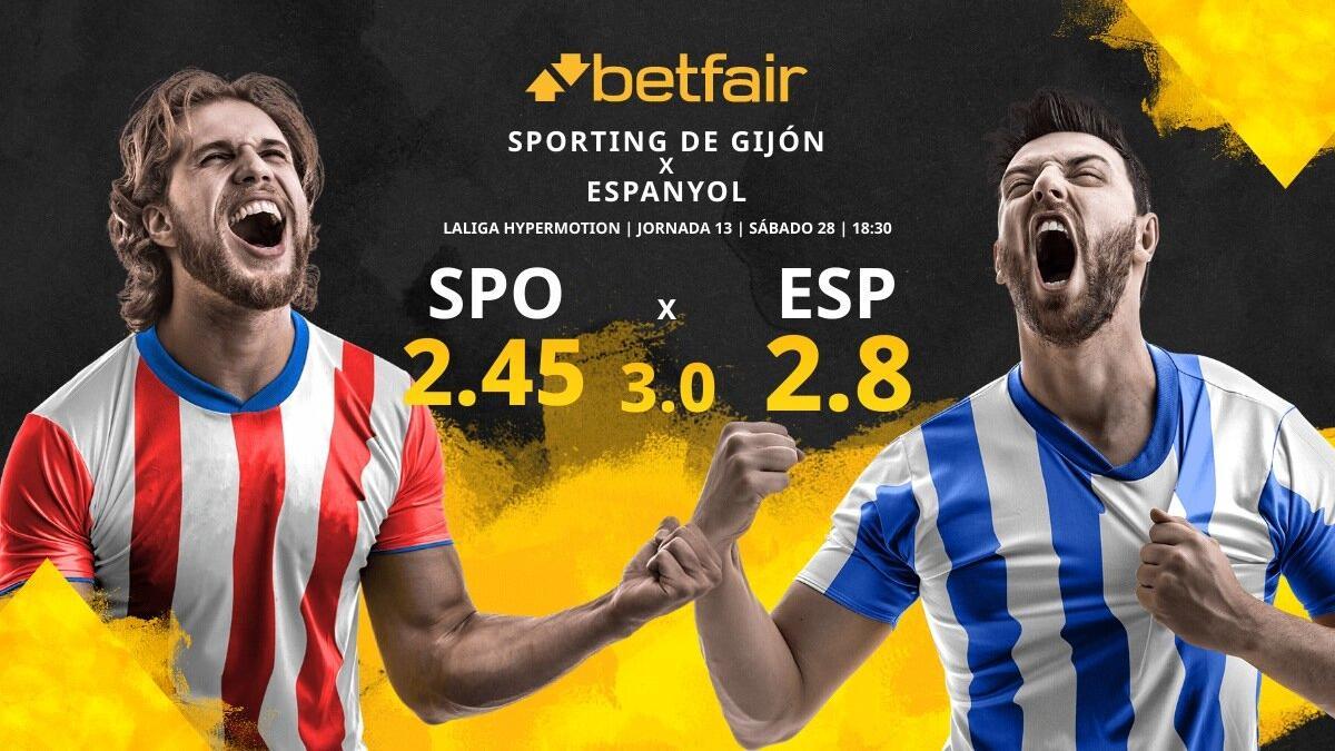 Real Sporting de Gijón vs. RCD Espanyol: horario, TV, estadísticas, clasificación y pronósticos