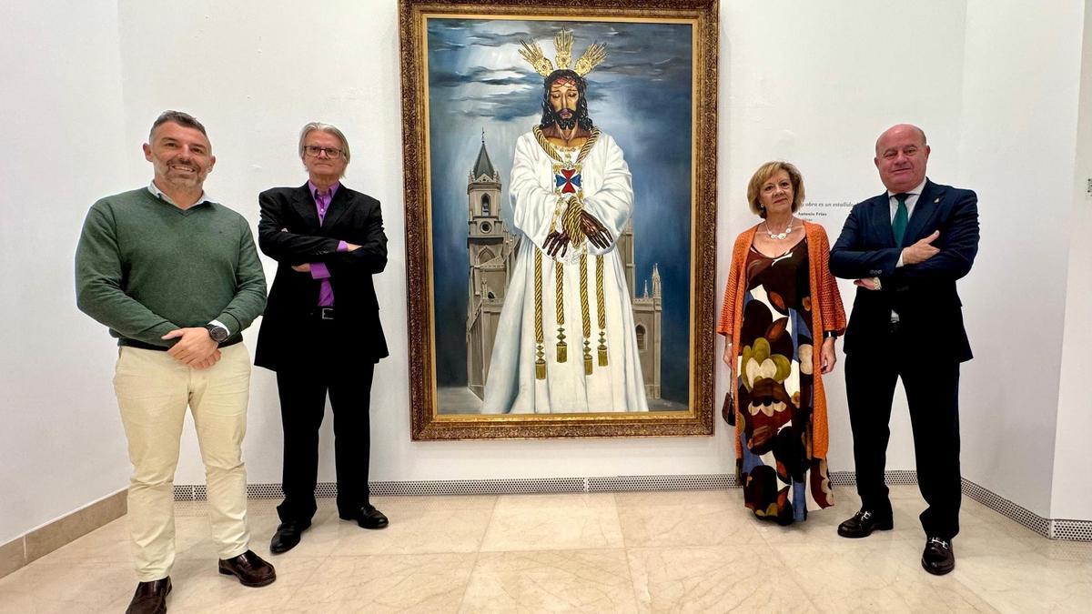 El diputado Juan Rosas, también concejal de Antequera, ha inaugurado la exposición junto al alcalde de Antequera, Manuel Barón, en un acto que contó con la presencia de la artista, la única pintora andaluza copista del Museo del Prado.