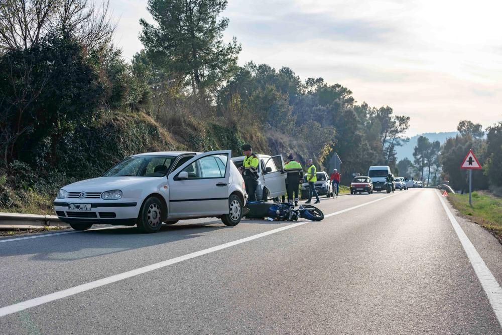 Accident de moto a Navarcles