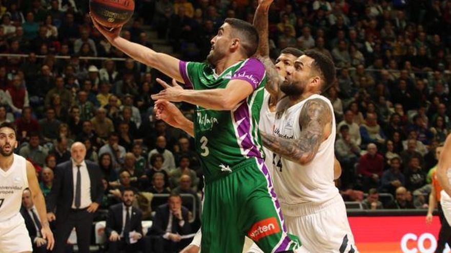 El Unicaja le ganó hace diez días al Real Madrid en el Martín Carpena