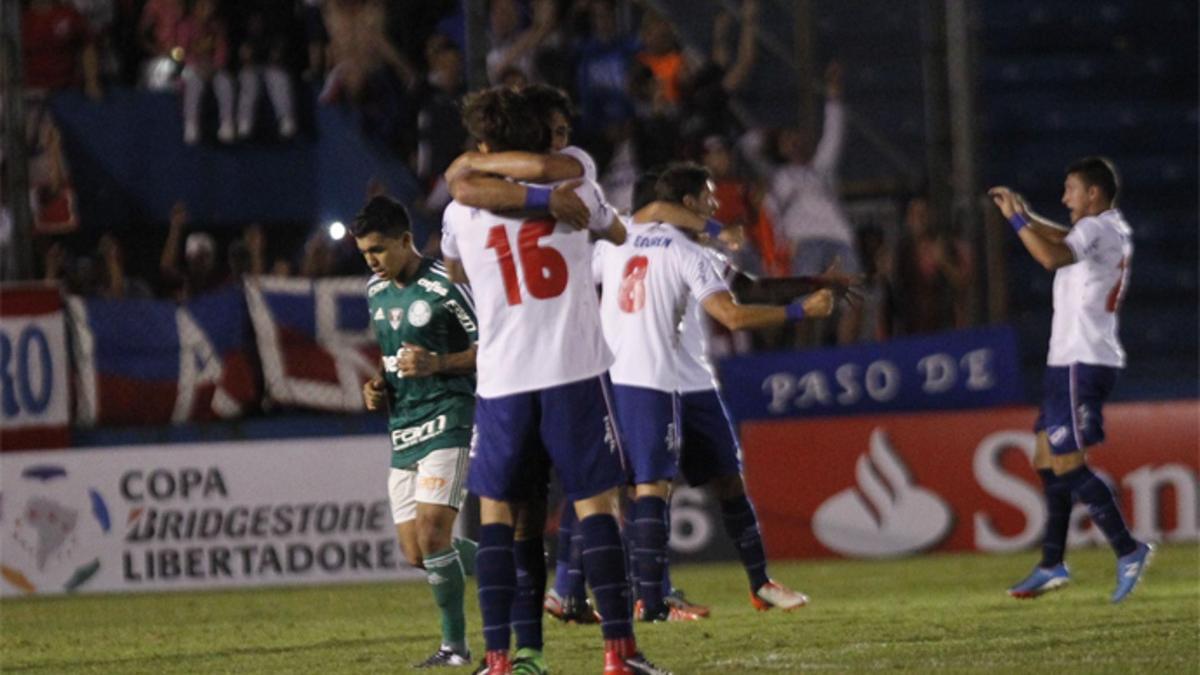 Palmeiras cayó en Montevideo