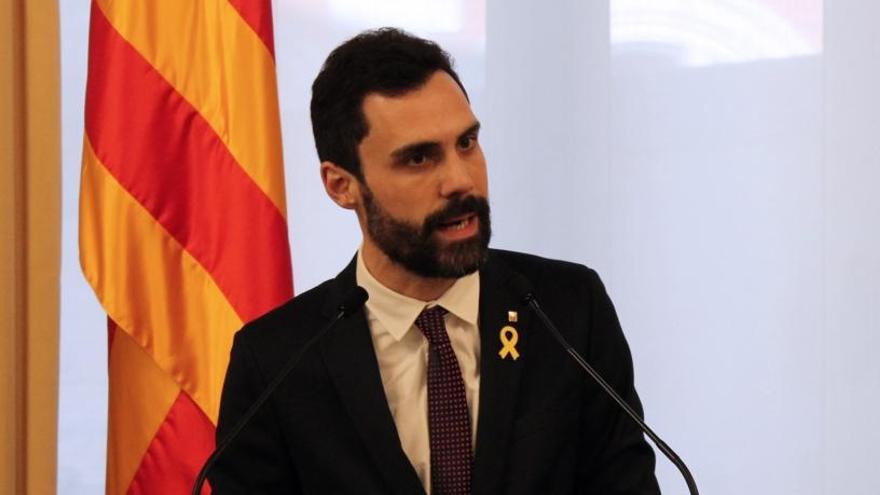 Roger Torrent, presidente del Parlament de Cataluña.