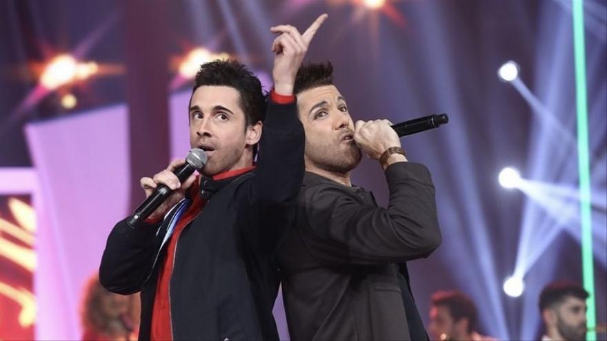 'Your face rings a bell' | Roberto Leal and José Yélamo surprise in 'Your face sounds to me' by imitating Andy and Lucas