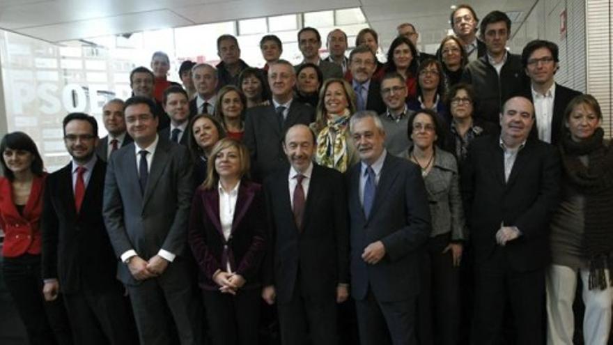 La foto de la nueva Ejecutiva Federal del PSOE