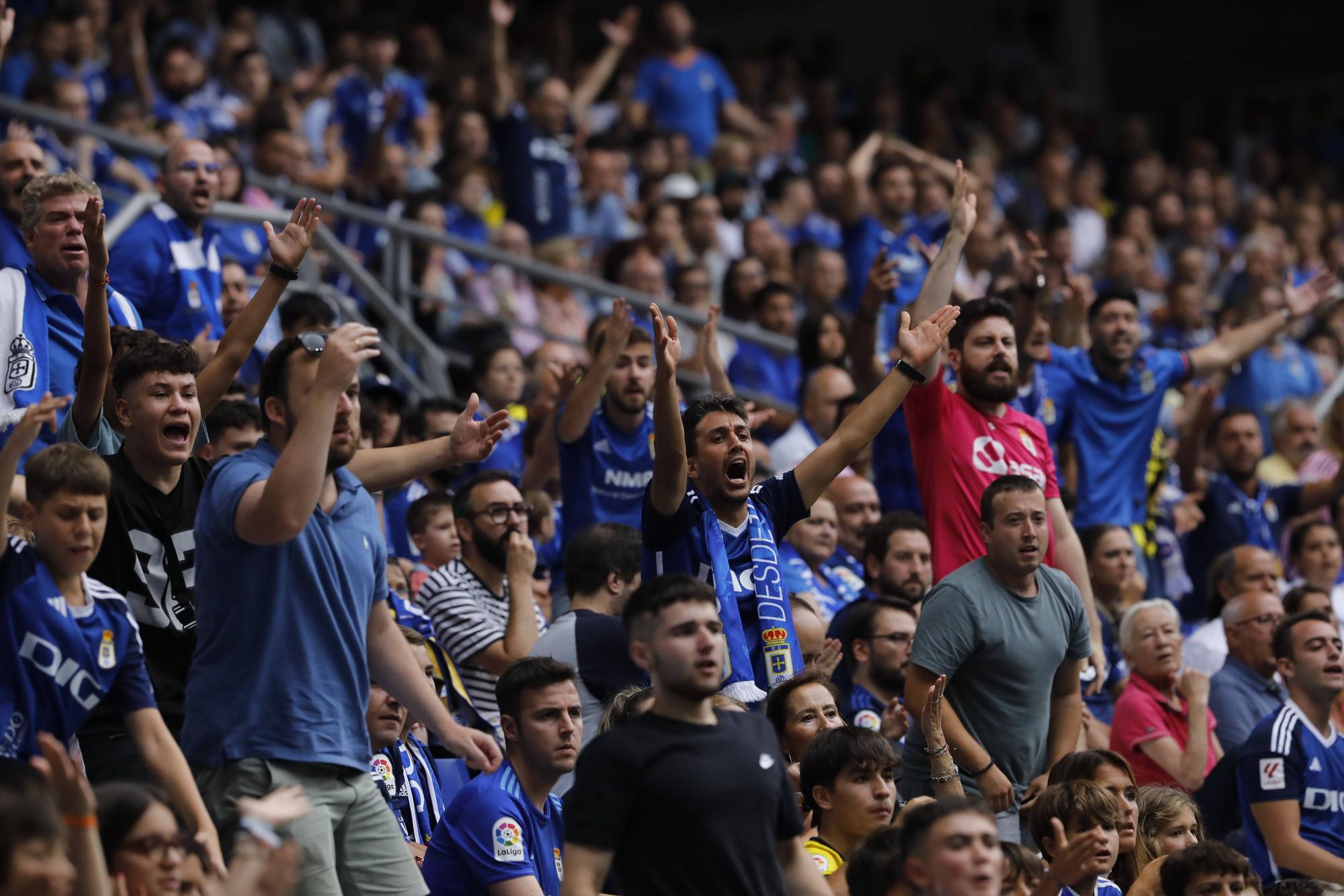 Así fue el partido entre el Real Oviedo y el Racing de Ferrol