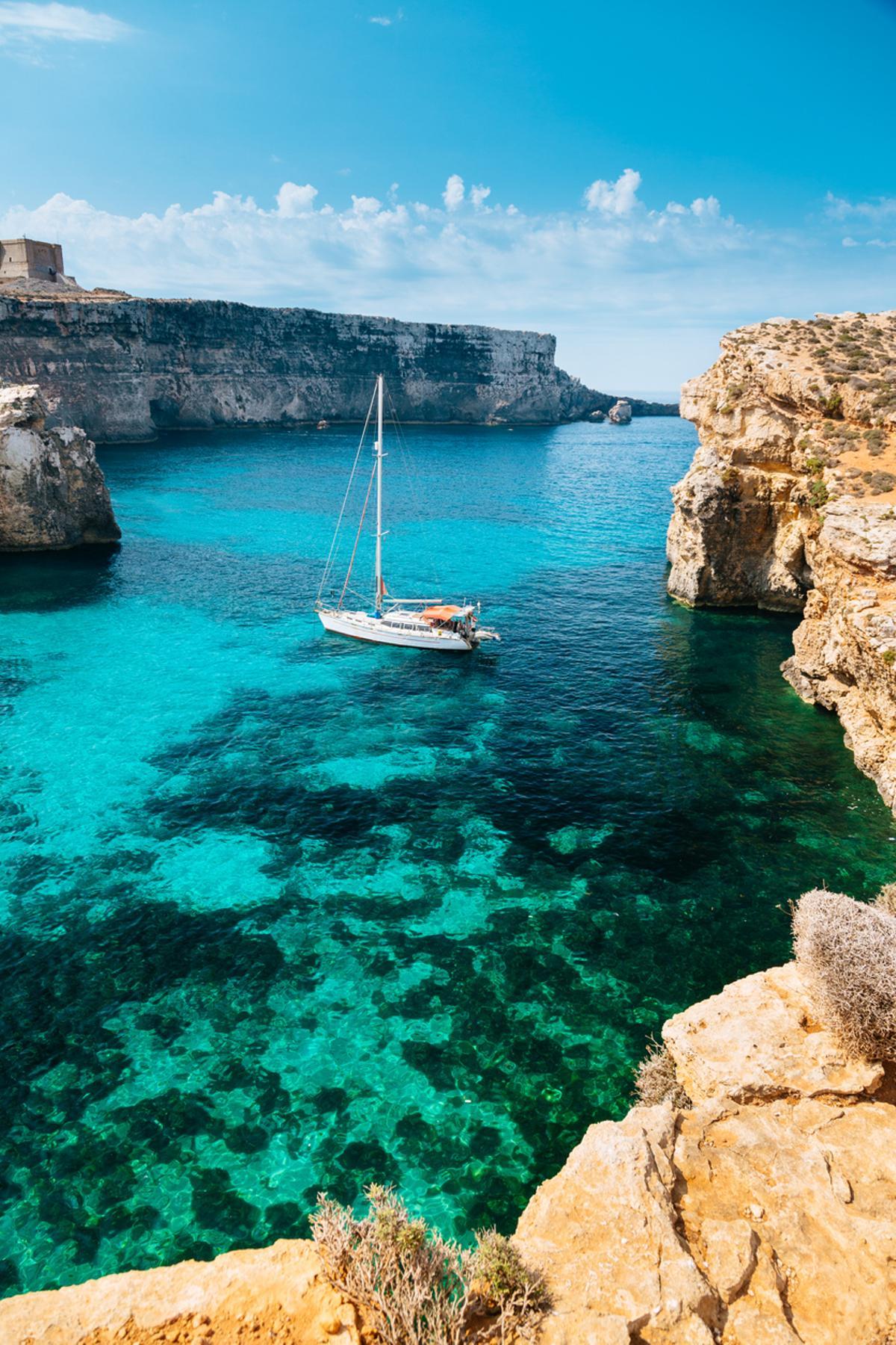 Crystal laguna, Comino de Malta